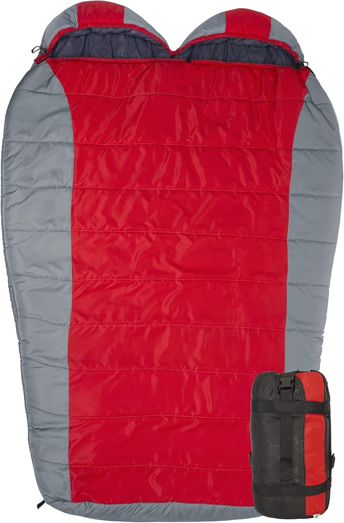 Teton 20F and 5F Degree Sleeping Bag; Lightweight, Warm Weather Mummy Sleeping Bags for Adults and Kids, Camping, Backpacking, Hiking