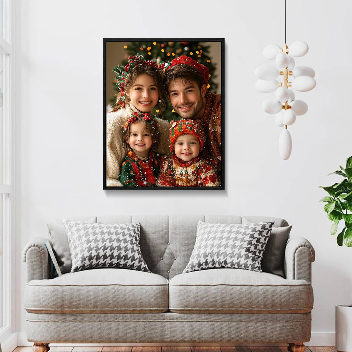 Canvas Prints with Your Photos, Ship Next Day Personalized Wall Art for Home Decor, Custom Photo Gifts for Wedding, Birthday, Family & Friends - Ready to Hang Canvas Pictures Framed 8x10