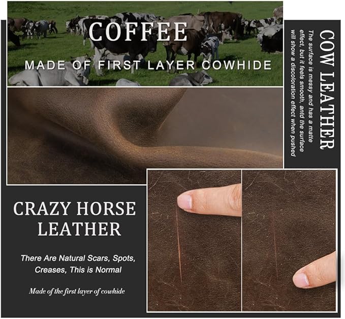 CONTACTS Full Grain Leather Family Passport Holder for 6 Travel Airtag Passport Wallet RFID Blocking Passports Organizer 3 Layer Design Fit 6 Passports, 8 Cards