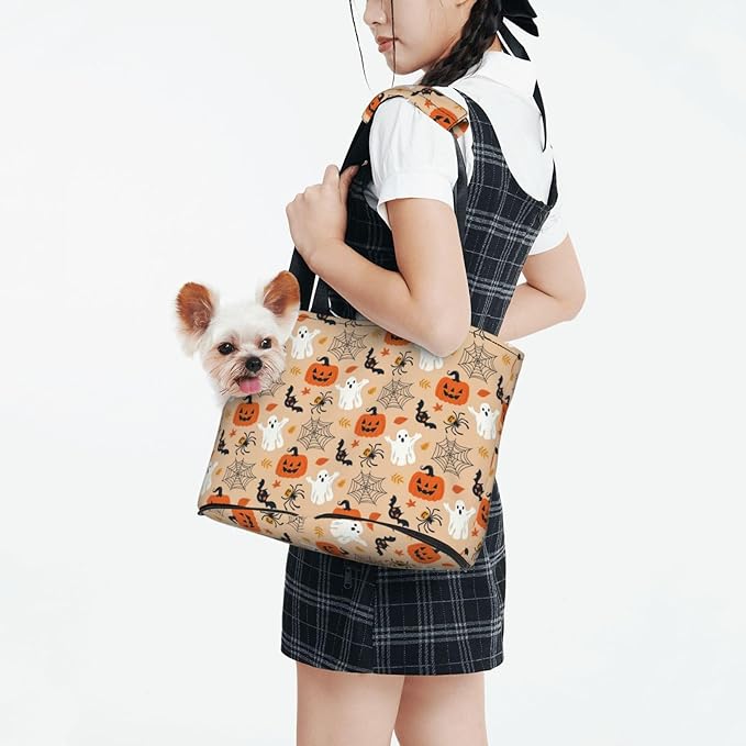 OEDTF Dog Purse Carrier with Safety Buckle, Dog Sling for Puppy and Cats Breathable Waterproof Wear-Resistant Foldable