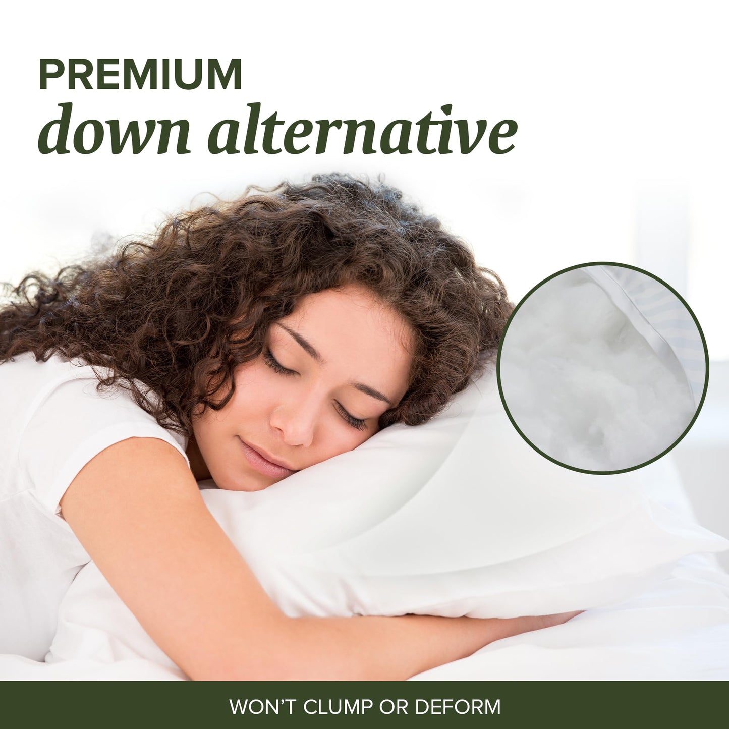 Beckham Hotel Collection Summer Sanctuary Queen Pillow - Cooling Qmax Adjustable Down Alternative Pillow w/Extra Fill, Ideal for Side Back Stomach Sleepers
