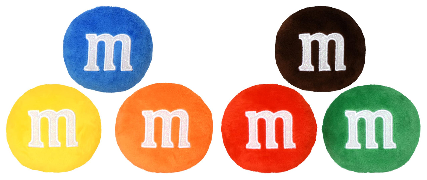 iscream M&M's Package 16" x 8.5" Pillow Set with Mini M&M's Candy Pillows