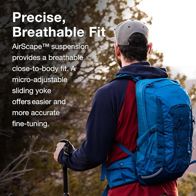 Osprey Talon 11L Men's Lightweight Hiking Backpack - Small Daypack for Travel & Camping, Green Canopy