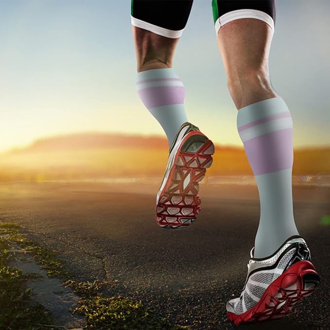 fenglaoda Compression Socks for Women Men 3 Pairs Graduated Compression Support Circulation Socks for Nurses