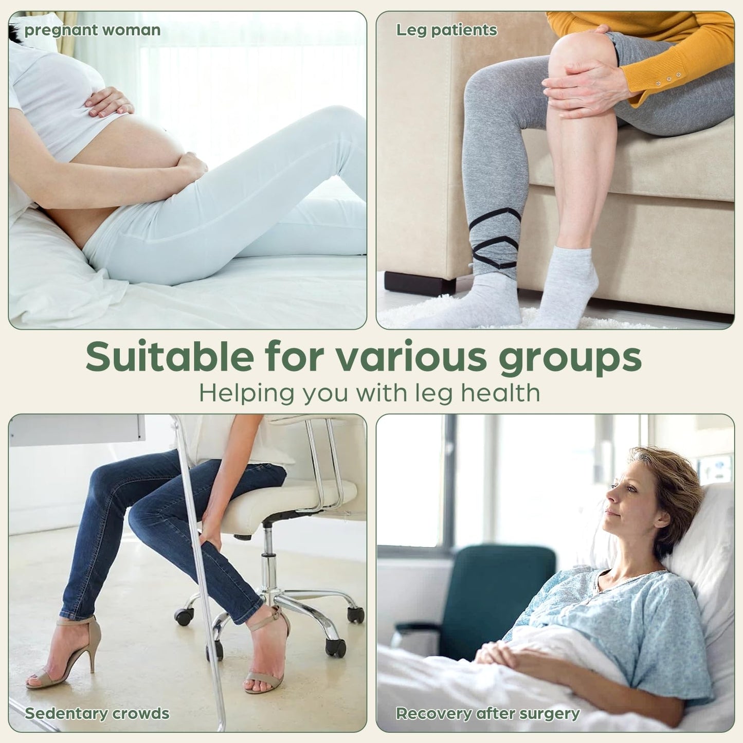 Yeria Inflatable Leg Elevation Pillow After Surgery, Wedge Leg Knee Elevating Pillows for Blood Circulation for Traveling, Injury Recovery, Swelling, Leg Support Cushion Knee Hip Ankles Pain
