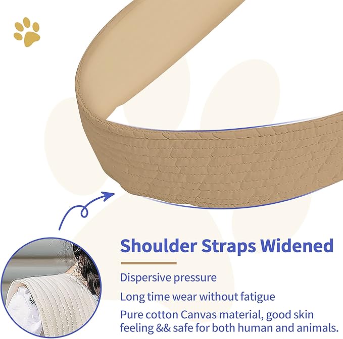 Dog Carrier Sling Cat Sling Purse Adjustable Strap Hand Free Pet Puppy for Outdoor Traveling Subway for Chest Dog Bag Holder