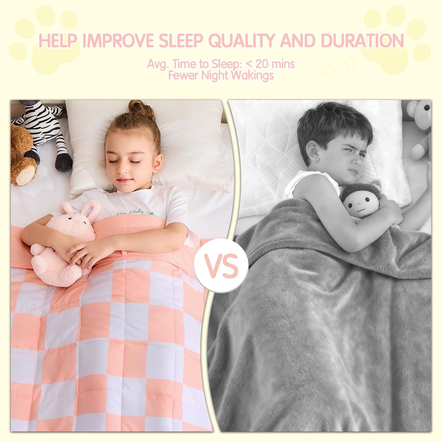 yescool Pink Checkered Weighted Blanket 5 Pounds Plaid Weighted Throw Blanket, Heavy Blanket for Sleeping, Tartan Bed Throw Blanket Gifts for 40-60lbs, 36"x48"