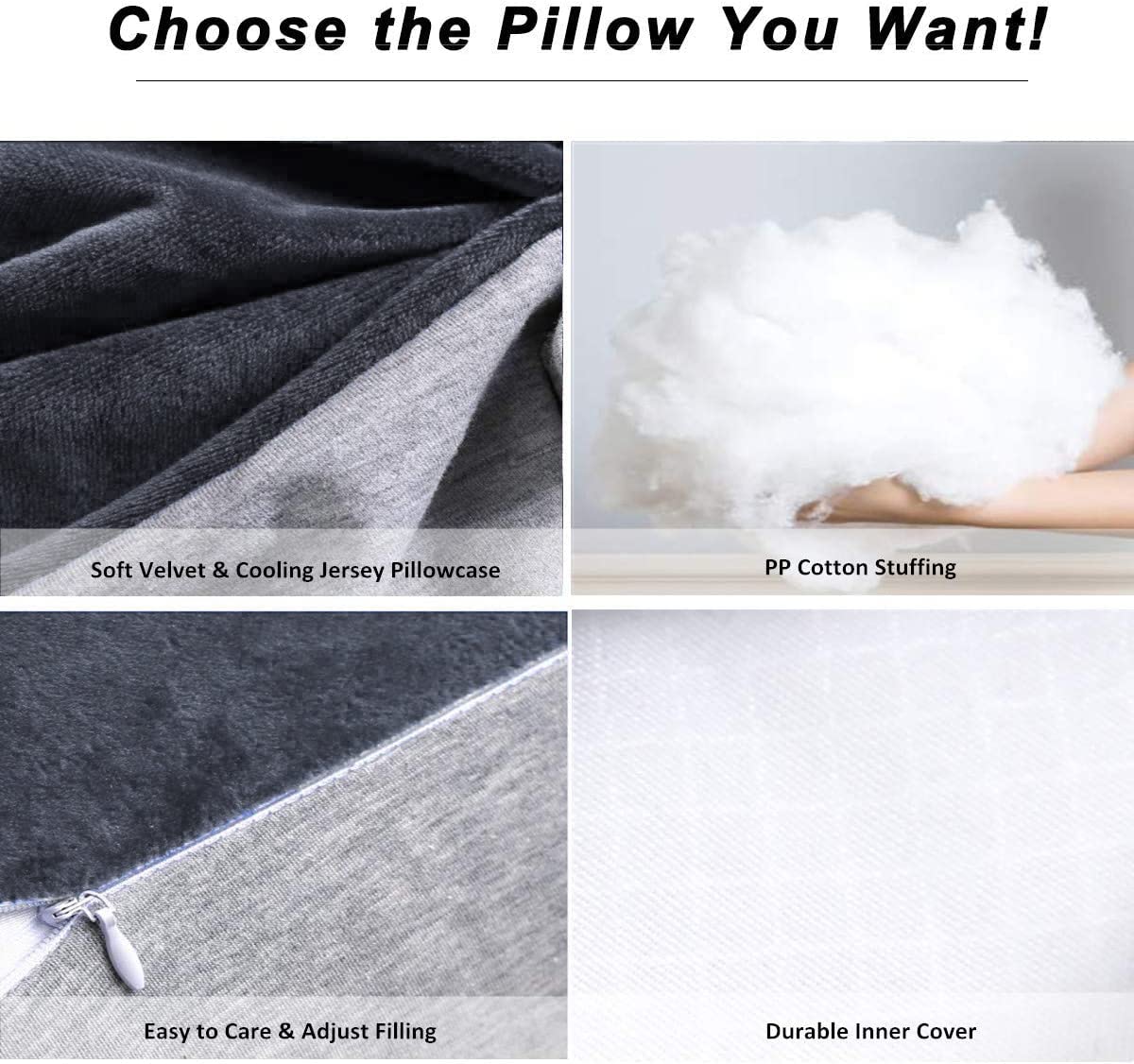 MOON PINE 60 inch Pregnancy Pillow, Detachable Maternity Body Pillow, Large U Shaped Sleeping Pillow for Pregnant Women with Removable Cover (Grey-Jersey)