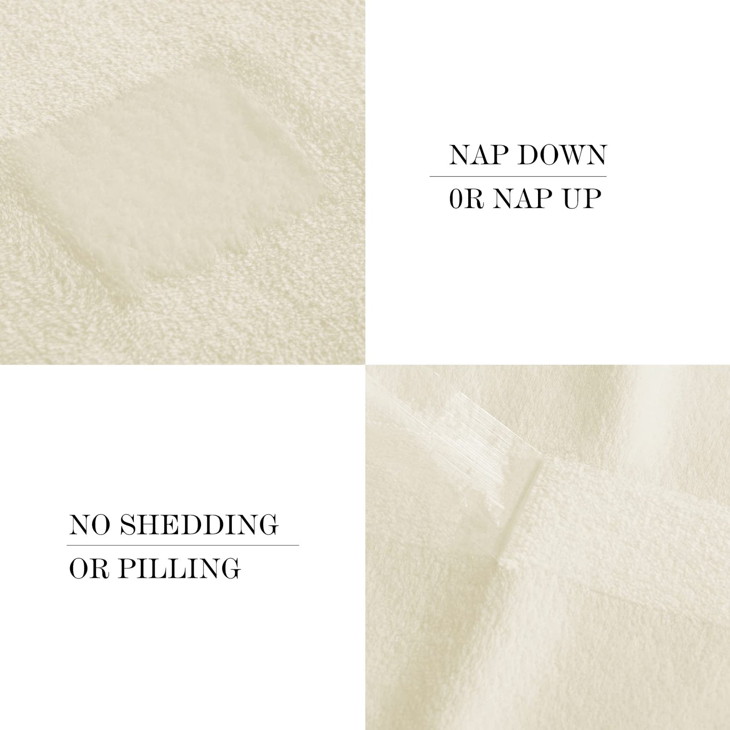 NICETOWN White Fleece Bed Blanket Queen Size - Flannel Super Soft Bed Cozy Microfiber Plush Fuzzy Blankets for Couch Sofa Decoration, 90 x 90 inches