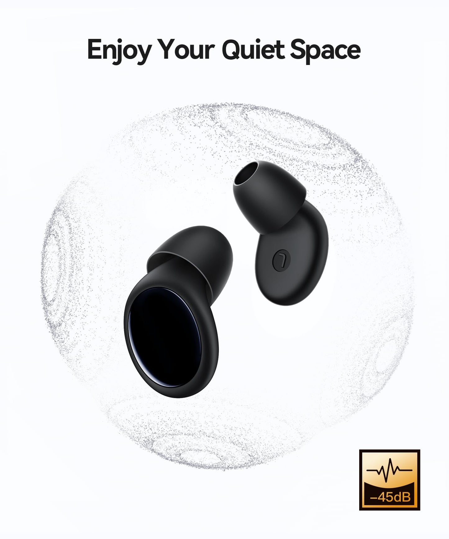 45dB Ear Plugs for Sleeping Noise Cancelling Ear Plugs for Noise Reduction & Snoring, Concerts, Earplugs for Sleep,Sider Sleepers Airplane, Silicone Earplugs Reusable