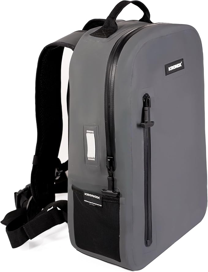 KRONOX 30L Waterproof Backpack for Men – IPX7 Submersible Dry Bag, Lightweight & Durable for Travel, Motorcycle, Kayak