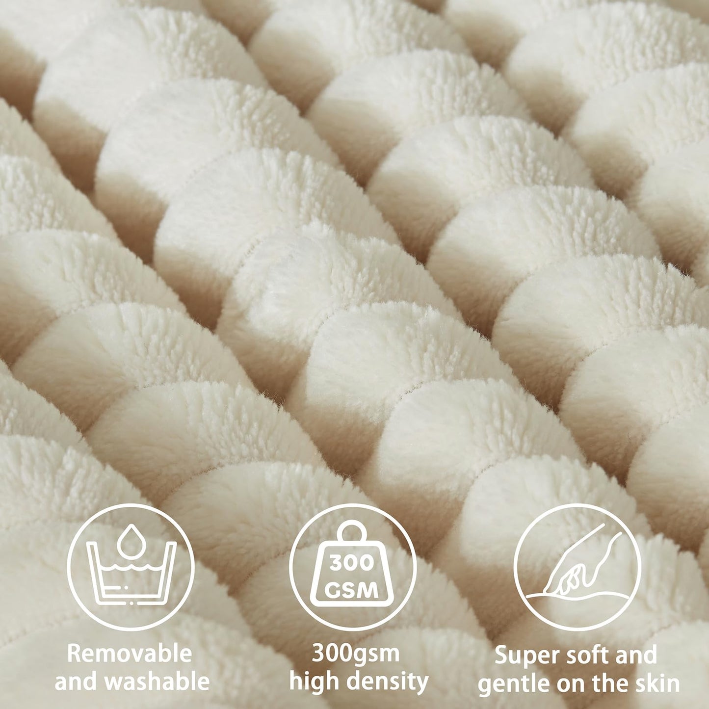 AmyWtb Headboard Wedge Pillow + A Long Neck Roll Pillow Body Pillow，Large Headboard Pillow with Removable Cover (Beige, King：76x8x20 inches)