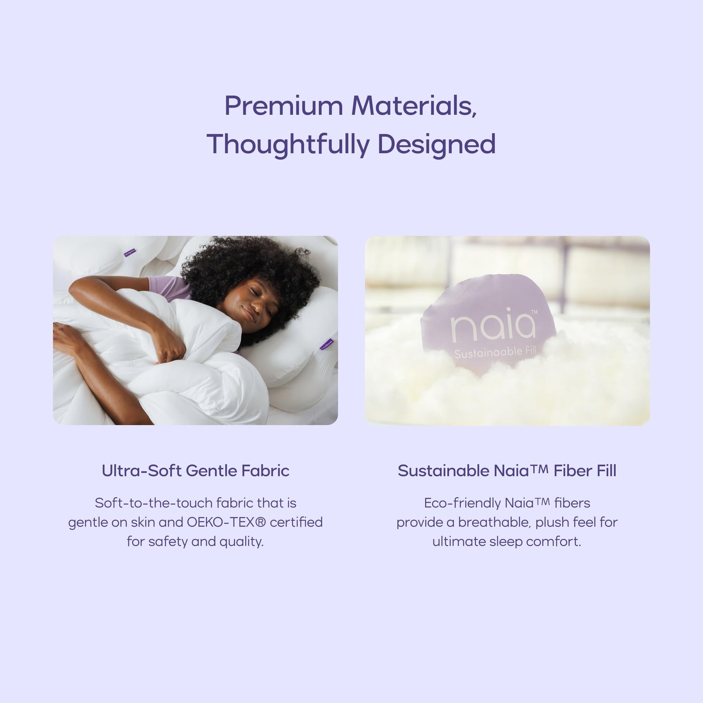 Mellow Marshmellow Comforter King/Cal King - Extra Fluffy Double-Stuffed Down Alternative Duvet Insert, All-Season Temperature-Balancing, Oeko-TEX Class I Fabric, Box-Stitch, Machine Washable
