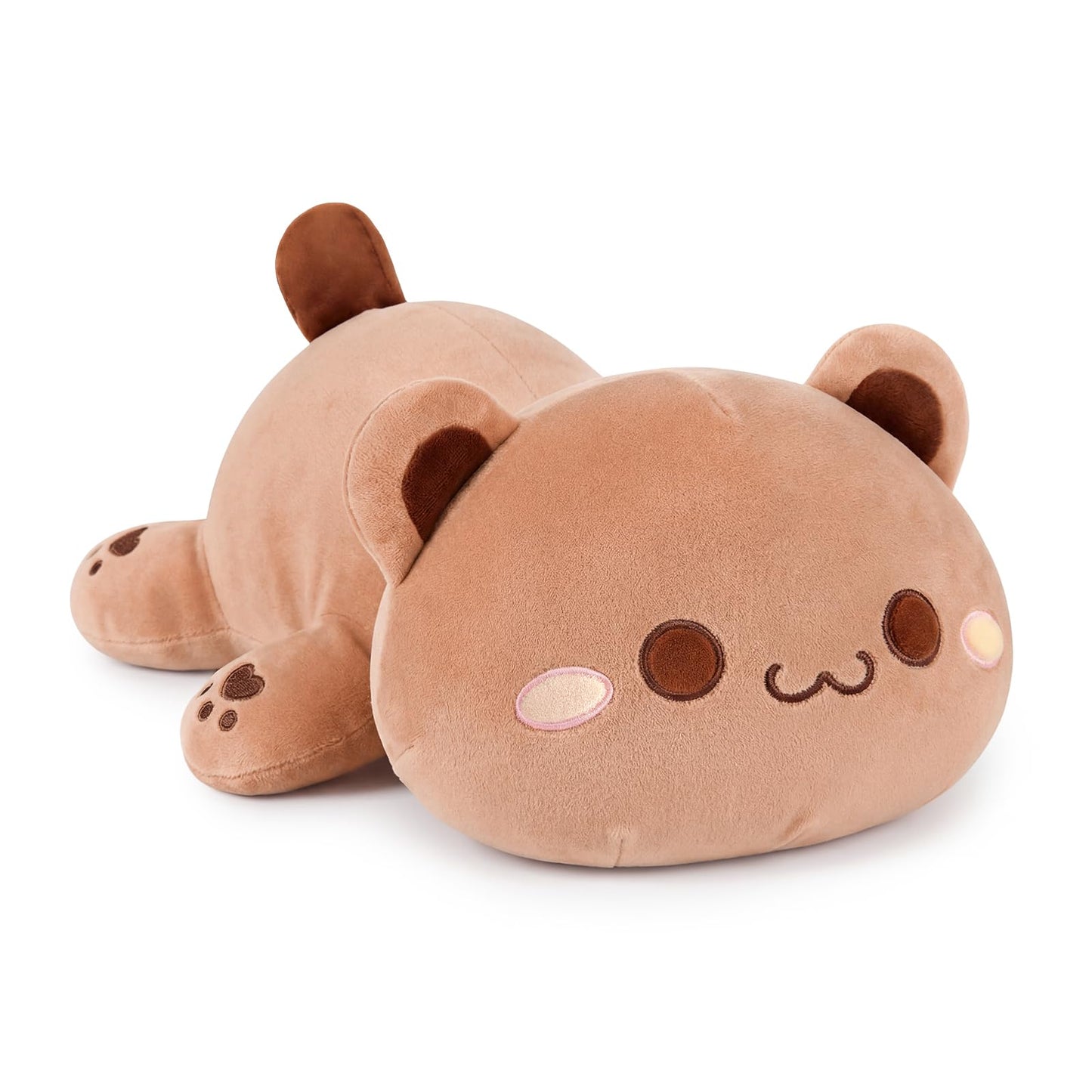 Onsoyours Cute Bear Plush Toy Stuffed Animal Bear Soft Anime Plush Pillow for Kids (Brown Bear, 12")