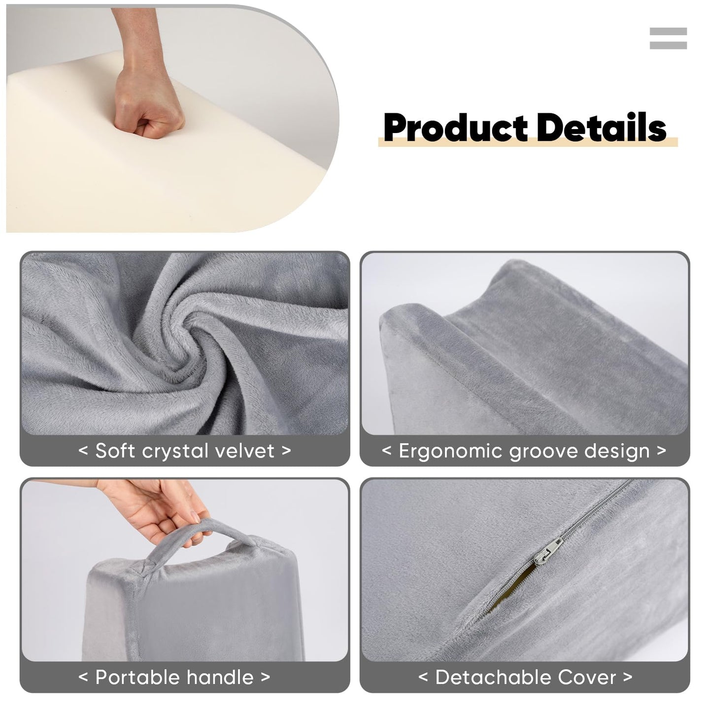 TBXONMOW Arm Elevation Pillow Wedge Arm Pillow for Adult After Post Surgery Rest to Keep Elevated Pillow Arm Pillow for Broken Arm