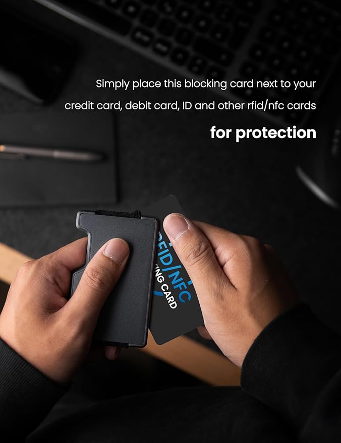 WHonor RFID Blocking Card 20 Pack, Bank Debit Credit Card Protector, Anti-Theft Contactless NFC Blocker, Entire Wallet Protection (20)