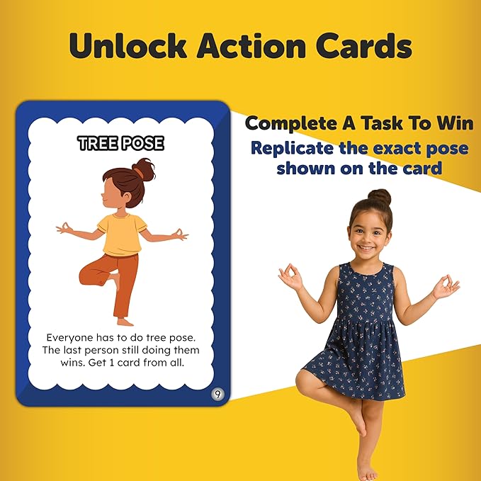 Butterfly EduFields Healthy Heroes Card Game | Fun Family Party Favors for Kids & Adults | Best Birthday Return Gifts for Boys Girls Ages 7+ | 60 Food Cards + 12 Action Cards | 2-6 Players