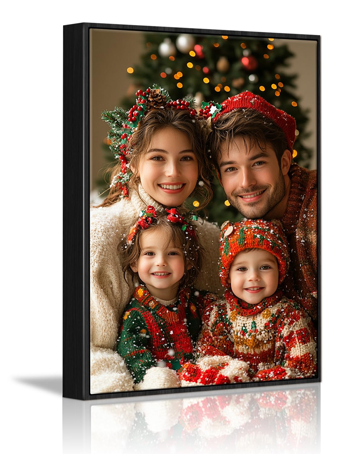 Canvas Prints with Your Photos, Ship Next Day Personalized Wall Art for Home Decor, Custom Photo Gifts for Wedding, Birthday, Family & Friends - Ready to Hang Canvas Pictures Framed 8x10