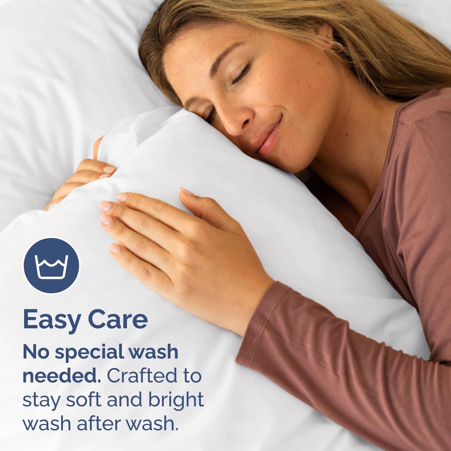 King Pillow Cases Set of 2 - Ultra Soft Hotel Quality Pillowcase Covers - Comfy, Cozy & Wrinkle Free - Shrinkage, Stain and Fade Resistant - Machine Washable Pillow Protectors - 2 Piece Set - White