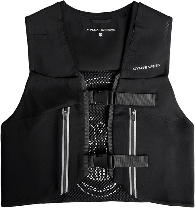 Gymreapers Stryda Run Vest for Women & Men Lightweight Breathable Hydration Backpack for Marathon, Trail Race, Jogging, Cycling & Hiking Zippered Pockets for Running Accessories
