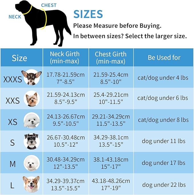 AIITLE XXS Dog Harness & Leash Set - Breathable Reflective No-Choke Small Dog Harness for Teacup Puppies, Indoor/Outdoor Use - Boston Terrier, Maltese, Chihuahua (Yellow, XXS)