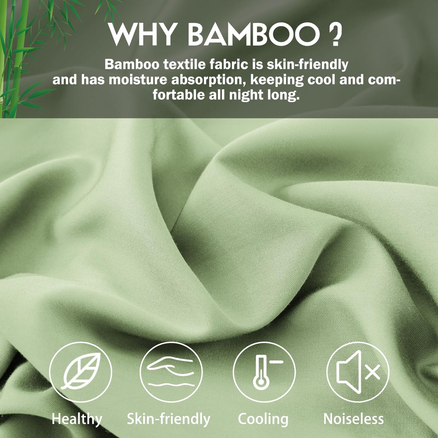 Curved Pillow Case King Size, Side Sleeper Pillow Cases Cover Cooling Rayon Derived from Bamboo with Zipper for hot Sleepers Hair and Skin, Breathable Silky Soft Pillowcase 1 Pack 20 * 36 Inches