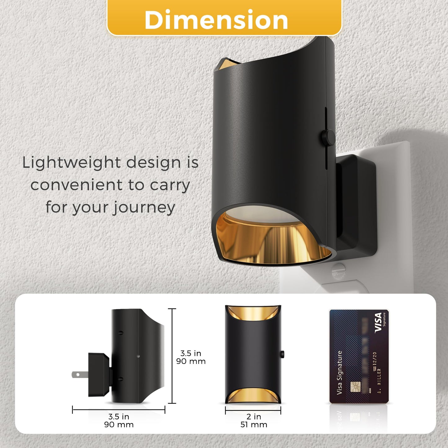 L LOHAS LED Night Lights Plug into Wall, Plug in Night Light with Dusk to Dawn Sensor, Color Changing Nightlight for Kids Hallway Bedroom Stairway Bathroom Gift and Party, 2 Pack