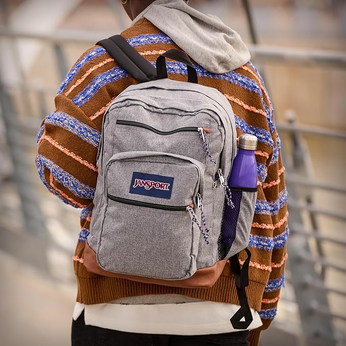 JanSport Cool Backpack with 15-inch Laptop Sleeve, Large Computer Bag Rucksack with 2 Compartments, Ergonomic Straps, Painterly Mushrooms