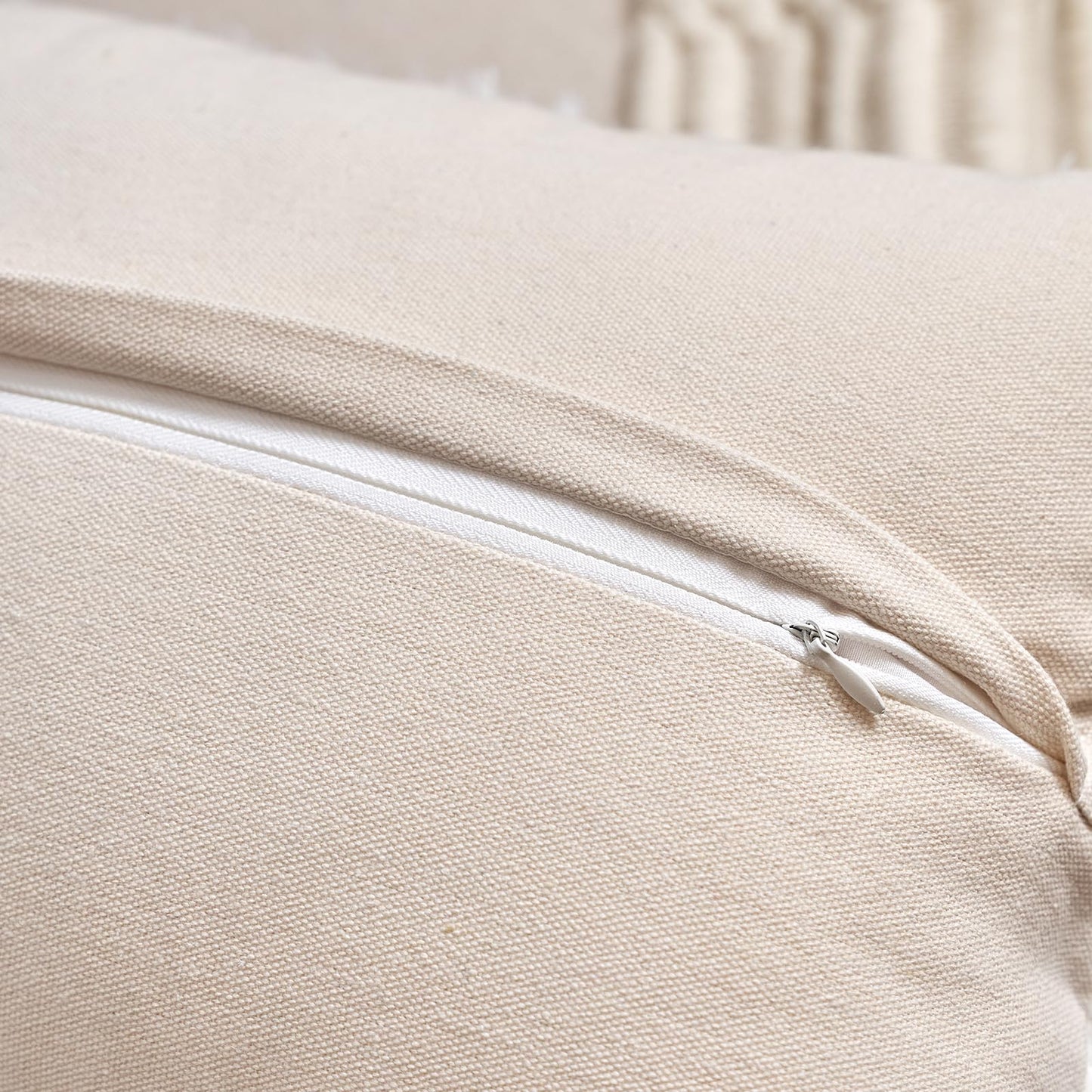 Aeckself Boho Chenille Tufted Pillow Cover 12 x 20 Inch, Rectangle Decorative Lumbar Throw Pillow Cover Neutral Pillowcase for Couch Bedroom Living Room, Brown White