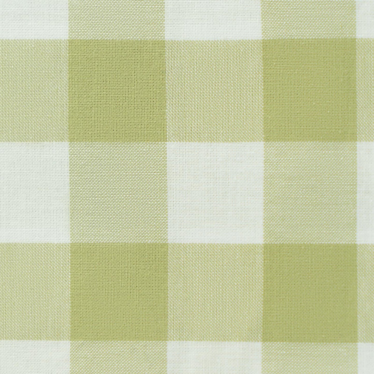 GLORY SEASON Pillow Shams Set of 2 Yarn-Dyed Pure Cotton Retro Ruffle Flounces Trim Green Check Decorative Pillow Cases for Home Bedroom Decor Standard 20x26 Inch