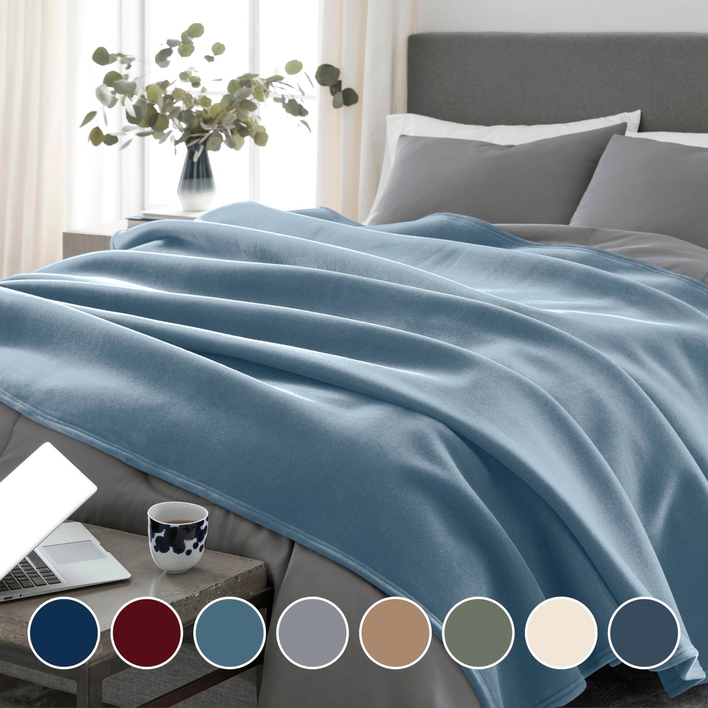 Vellux Original Blanket, Queen Size, 90x90, Blue