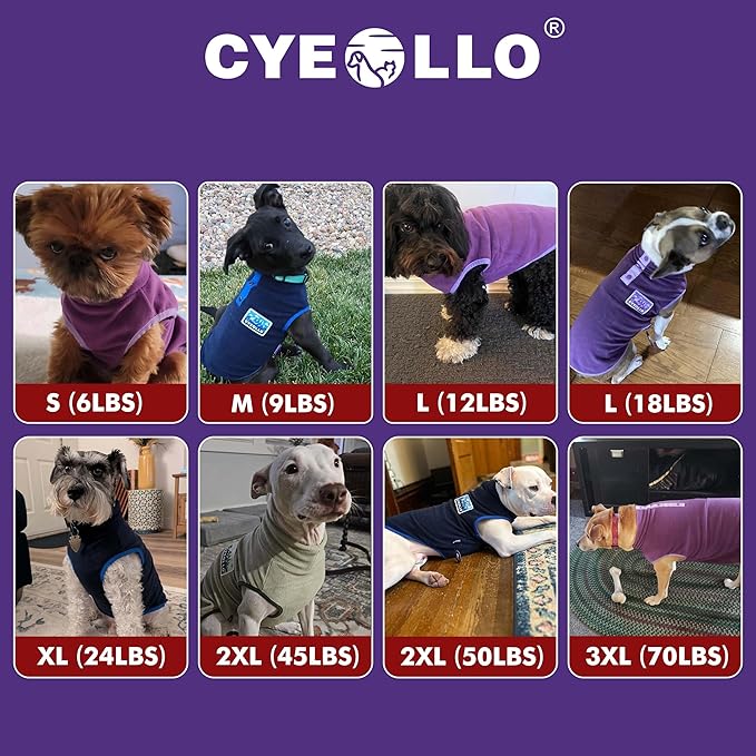 cyeollo Fleece Dog Sweater, Pullover Dog Fleece Jacket Turtleneck Sweatshirt Stretchy Vest Warm Lightweight Winter Clothes for Small Dogs, Green L