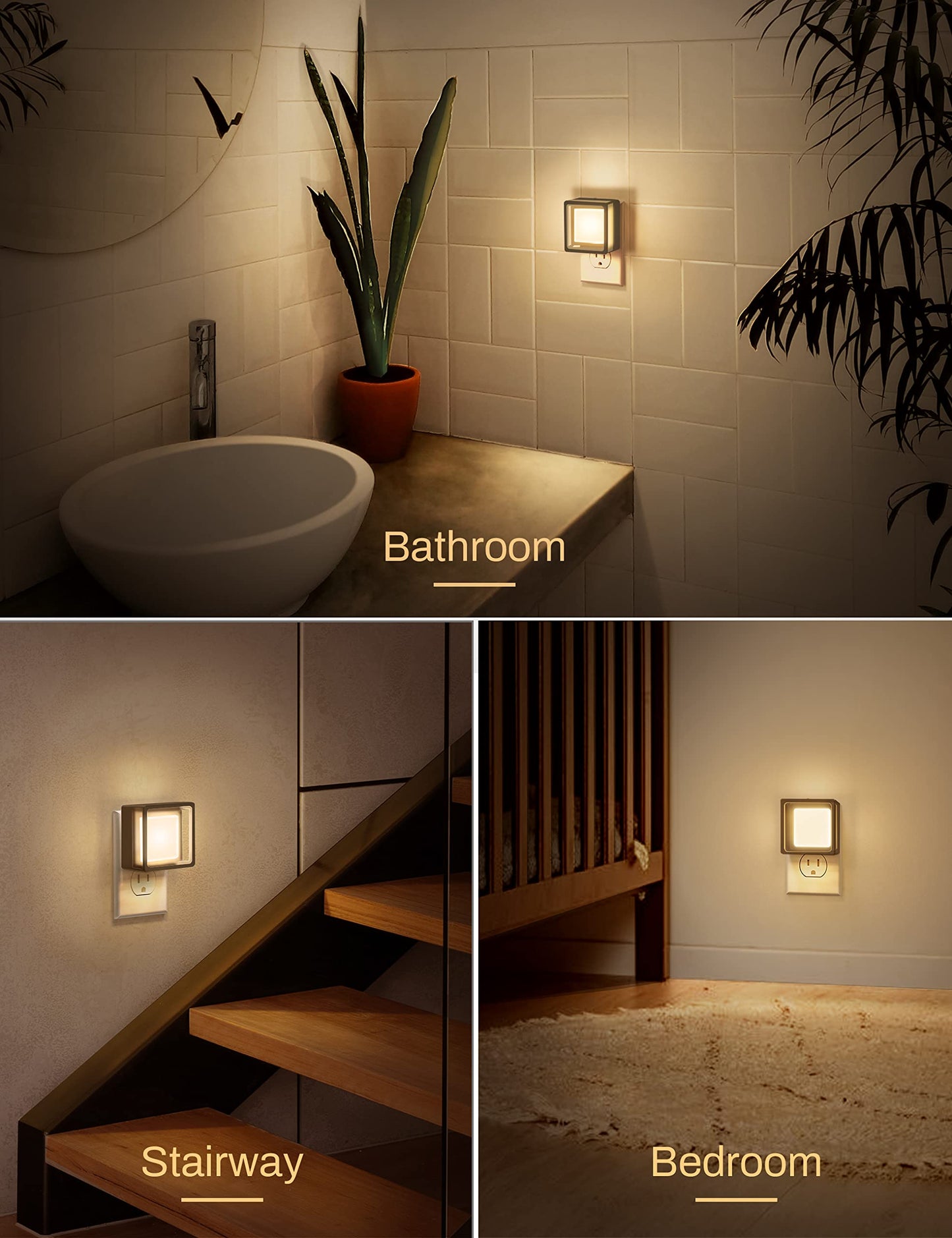 DORESshop Night Lights Plug Into Wall, LED Night Light, Plug in Night Light, Dusk-to-Dawn