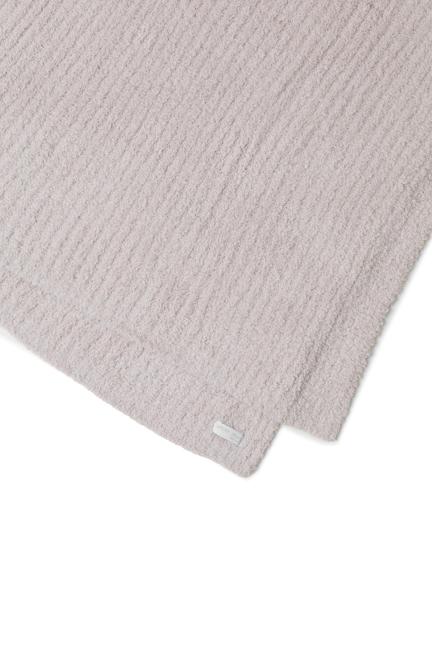 Barefoot Dreams® CozyChic® Ribbed Bed Blanket, Ultra Soft Plush Microfiber Blanket for Bed, Warm & Lightweight Cozy Bedding Layer, Textured Knit, King Size, Stone