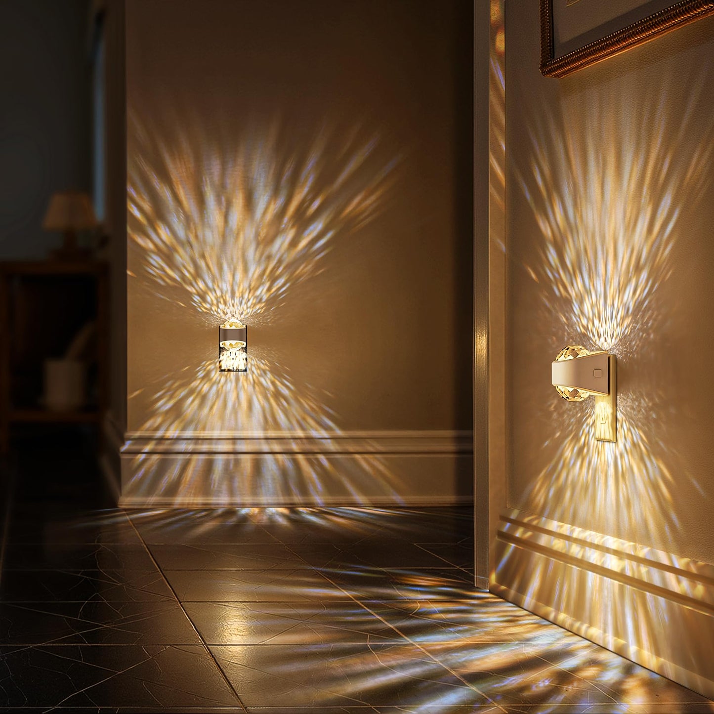 Briignite Night Light, Night Lights Plug into Wall, LED Projector Night Light, Soft White for Bedroom, Dimmable Brightness Dusk to Dawn Nightlight for Kids, Nursery, Bathroom, Home Decor, Gaming Room