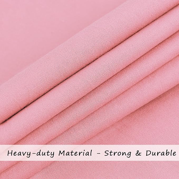 Cotton Canvas Laundry Bag with Handles & Drawstring Straps, Heavy Duty Extra Large Laundry Bags for Laundromat and Household, 25.5x34 Inch, Pink