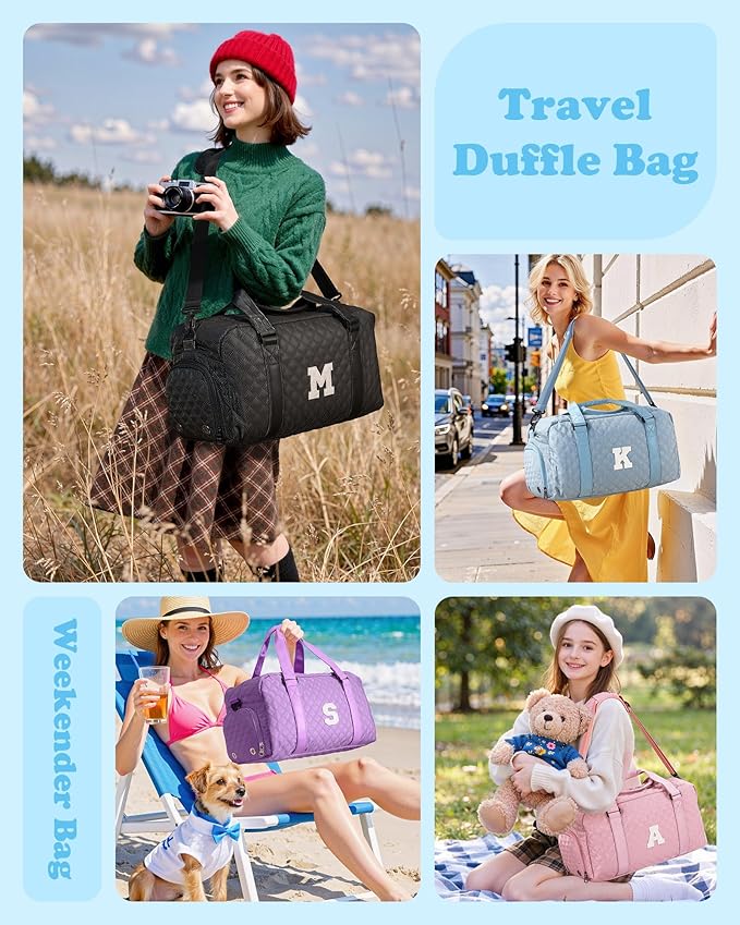 Elilier Girls Graduation Gifts, Kids Travel Duffel Bag, Graduation Gift Ideas, Overnight Bags Sleepover bag