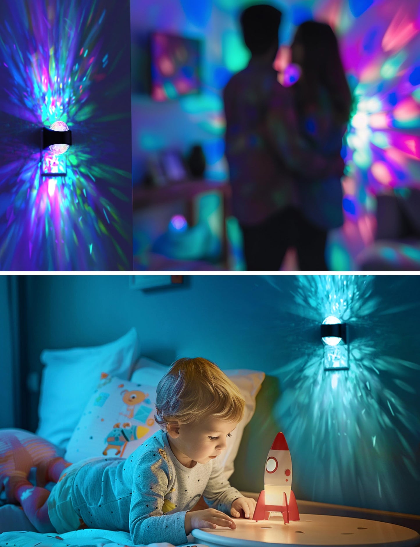 L LOHAS LED Multi-Color RGB Night Light,Dusk to Dawn Sensor