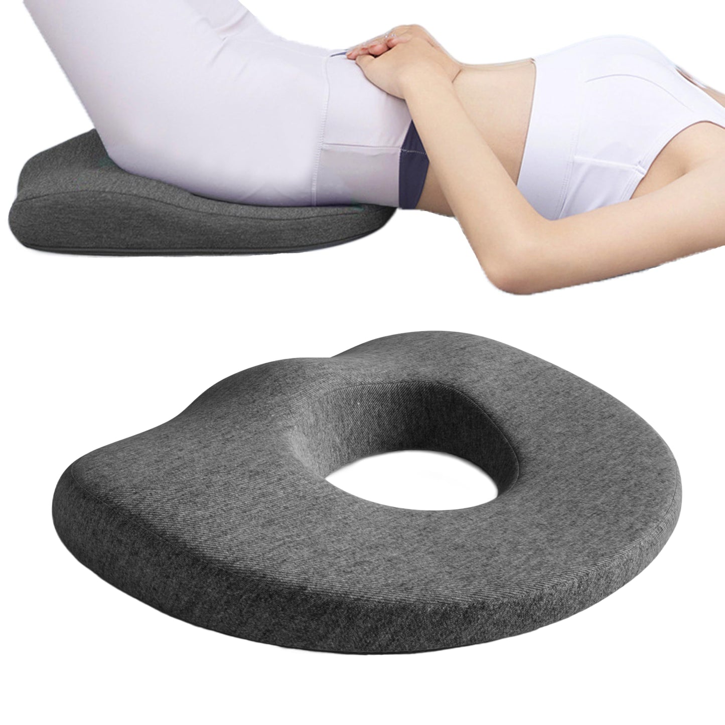 galactruly Bed Sore Cushions for Butt, Bedsore Pressure Relief Pillow for Sleeping and Sitting, Donut Pillow for Tailbone Pain, O Shaped Opening Butt Pillows for Sitting Tailbone