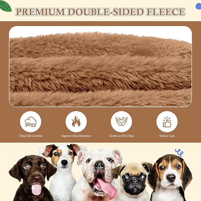 Dog Sweaters,Dog Hoodie,Warm Fuzzy Fleece Sweatshirt with Hood & Pocket,Leash Hole,Cozy Cold Weather Pet Clothes Pet Sweater for Small,Medium,and Large Dogs(Coffee,M)