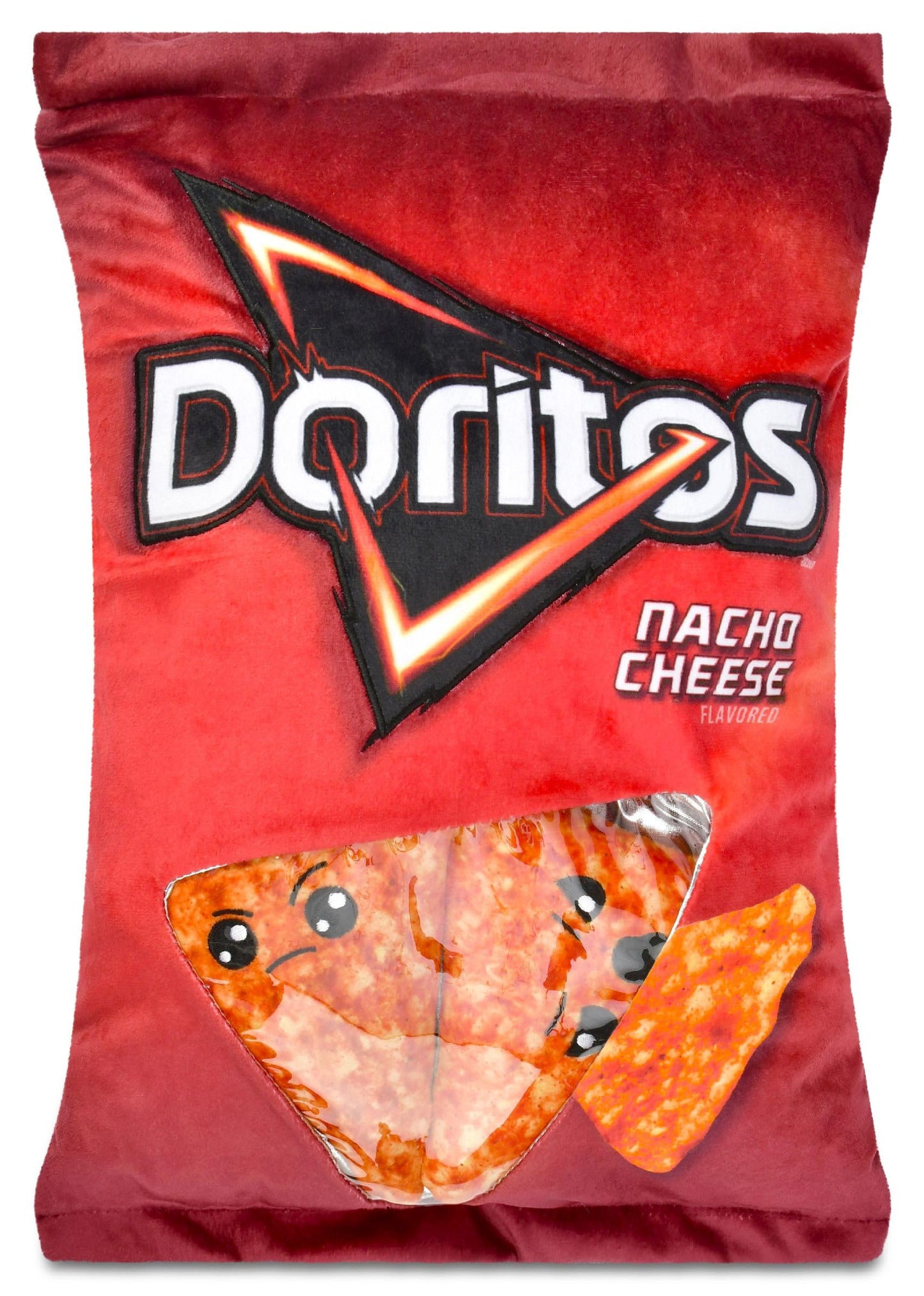 iscream Doritos Nacho Chips Package 17" x 11.5" Fleece Pillow Set with 4 Chip Mini Pillows