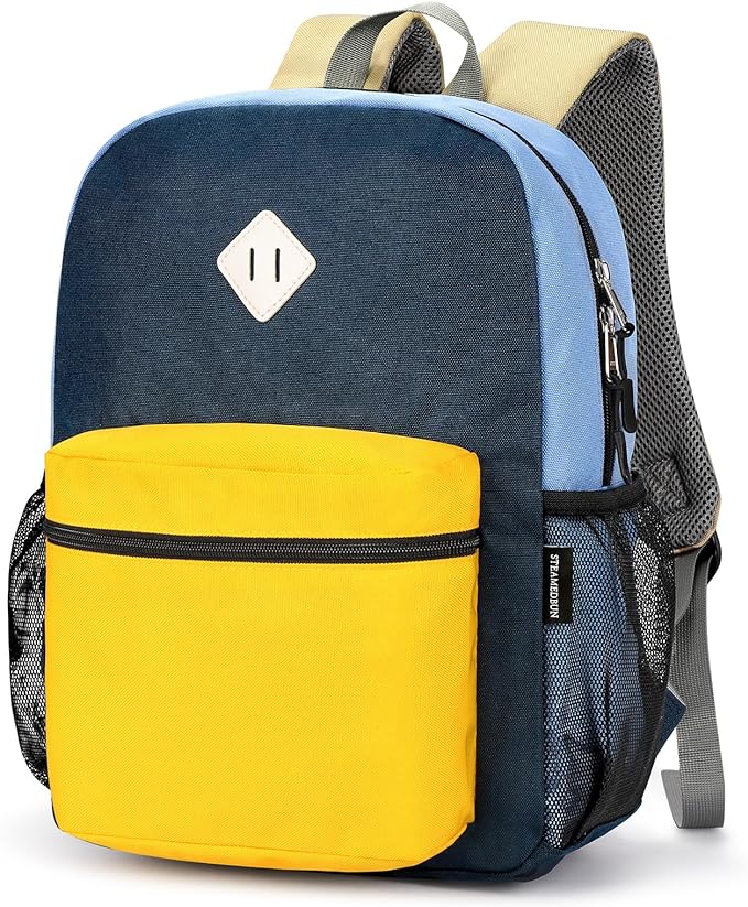 STEAMEDBUN Kids Backpack for Boys,Kindergarten Backpack for Toddler Boys Age 3-6