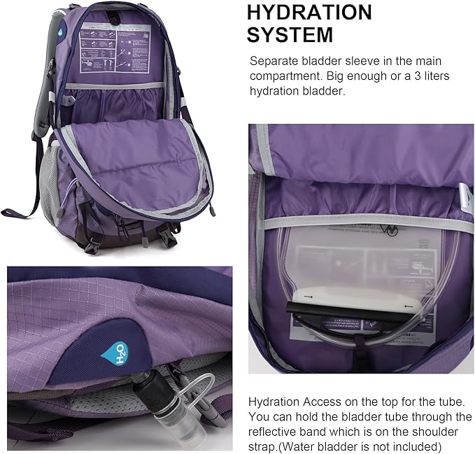 MOUNTAINTOP 18L/25L/40L Hiking Backpack,Lightweight Travel Backpack with Rain Cover for Outdoor Backpacking, Camping