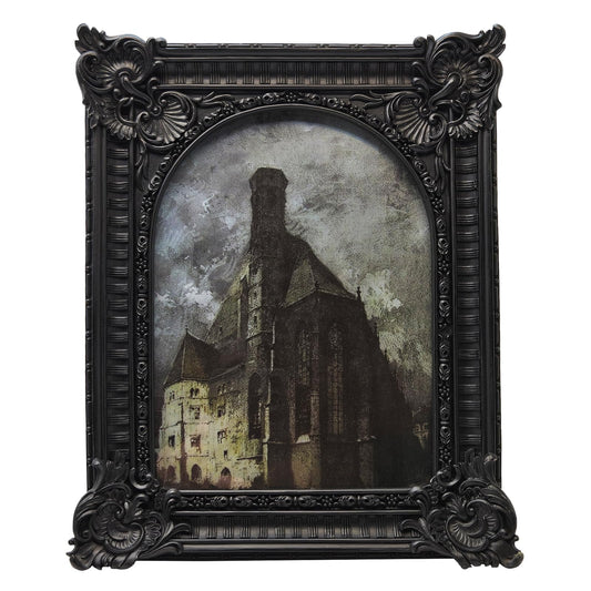 BILXIM 5x7 Vintage Picture Frame, Antique Black Ornate Arched Photo Frame for Wall Hanging or Tabletop Display, Retro Gothic Home Decor, Photo Gallery Art
