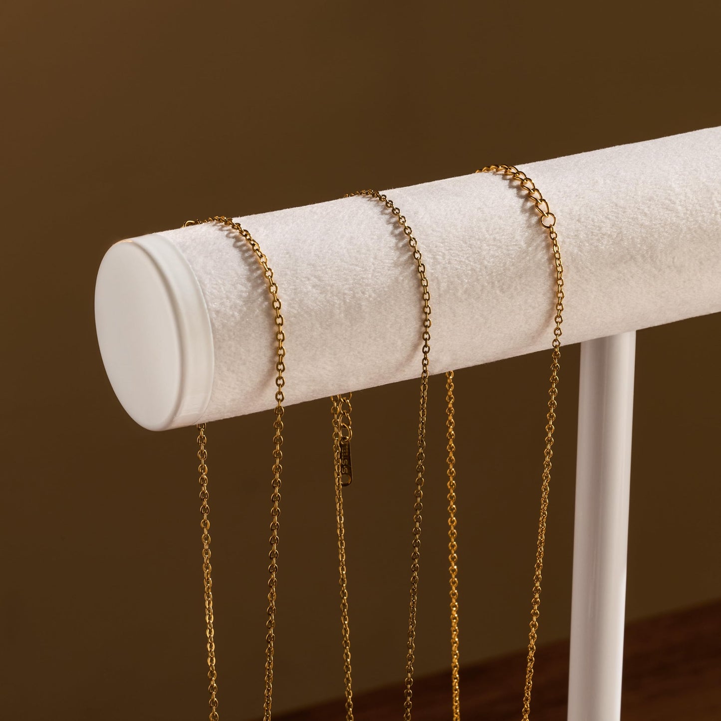 bussdis 3 Tier Bracelet Holder Display - Detachable T Bar Pure White Velvet Bracelet Holder, Jewelry Holder Organizer for Bracelet, Necklace, Earrings, Rings