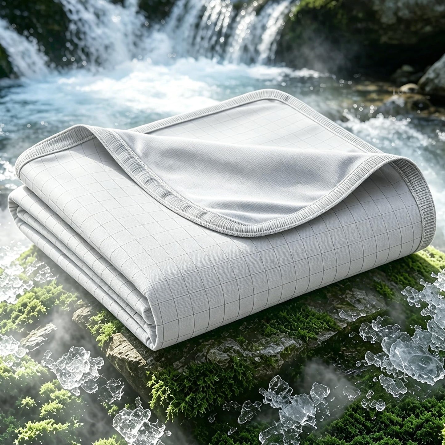 EMME Breathable Cooling Blankets for Hot Sleepers, Summer Blanket Twin Size 60"x80" for Bed, Thin Light Throw Blanket for Couch Sofa, Double-Sided Keep Body Cool, Cold Blankets Night Sweats