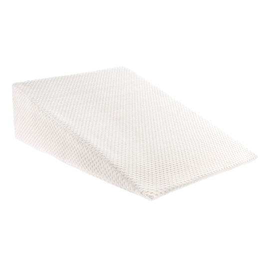 Lavish Home Wedge Pillow-Memory Foam Pillow with Bamboo Fiber Cover-Great for Heartburn, Acid Reflux, Snoring, Back Pain and Better Sleep (IVORY)