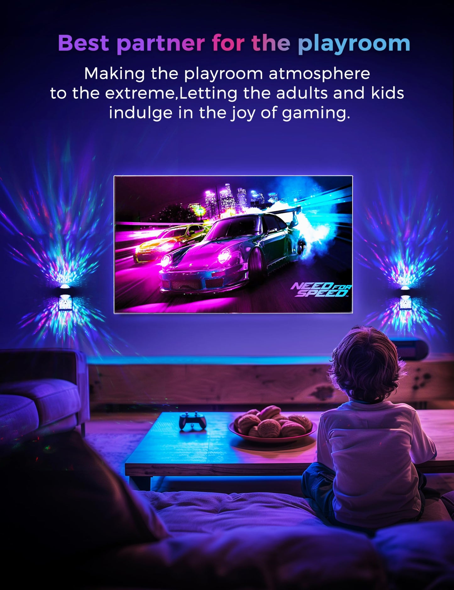 L LOHAS LED Multi-Color RGB Night Light,Dusk to Dawn Sensor