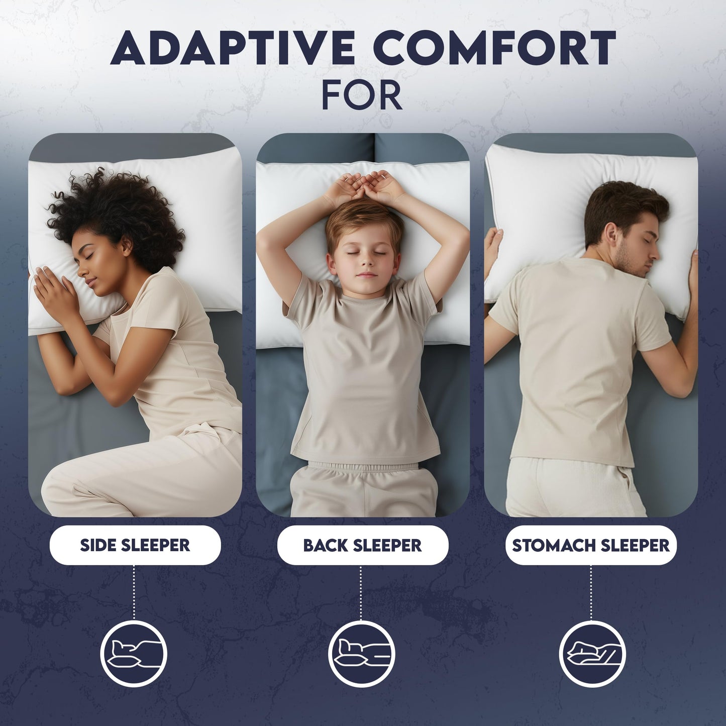 Utopia Bedding Bed Pillows for Sleeping King Size (White), Set of 2, Soft & Fluffy Pillow with Down Alternative Filling, Cooling, Hotel Quality, Gusseted Pillow for Back, Stomach or Side Sleepers