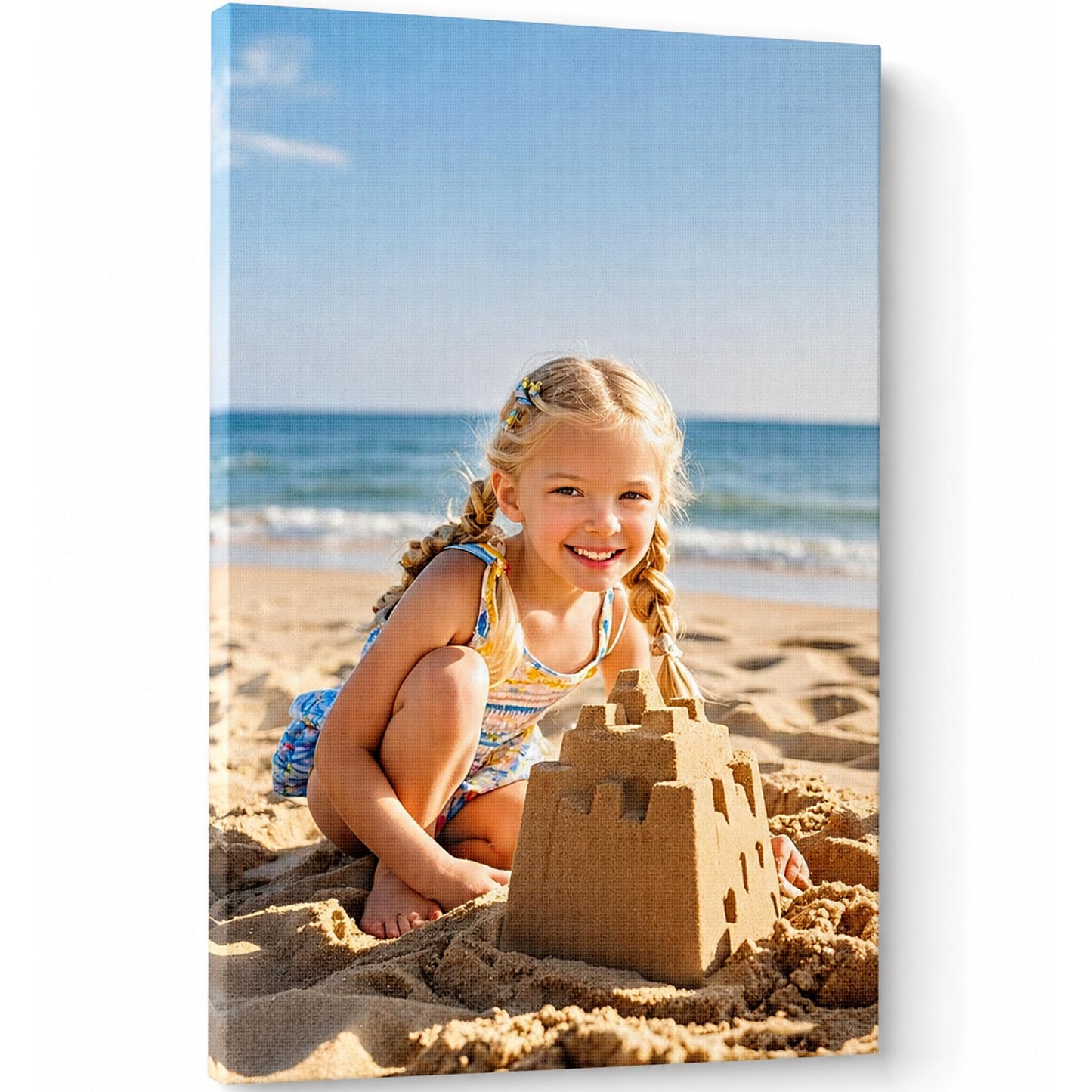 Personalized Custom Canvas Prints 8x10 inch, Photo On Canvas Transform Your Photos into Stunning Framed Wall Art-Digitally Printed Photo To Canvas - Ideal for Home Decor, Gifts & Keepsakes